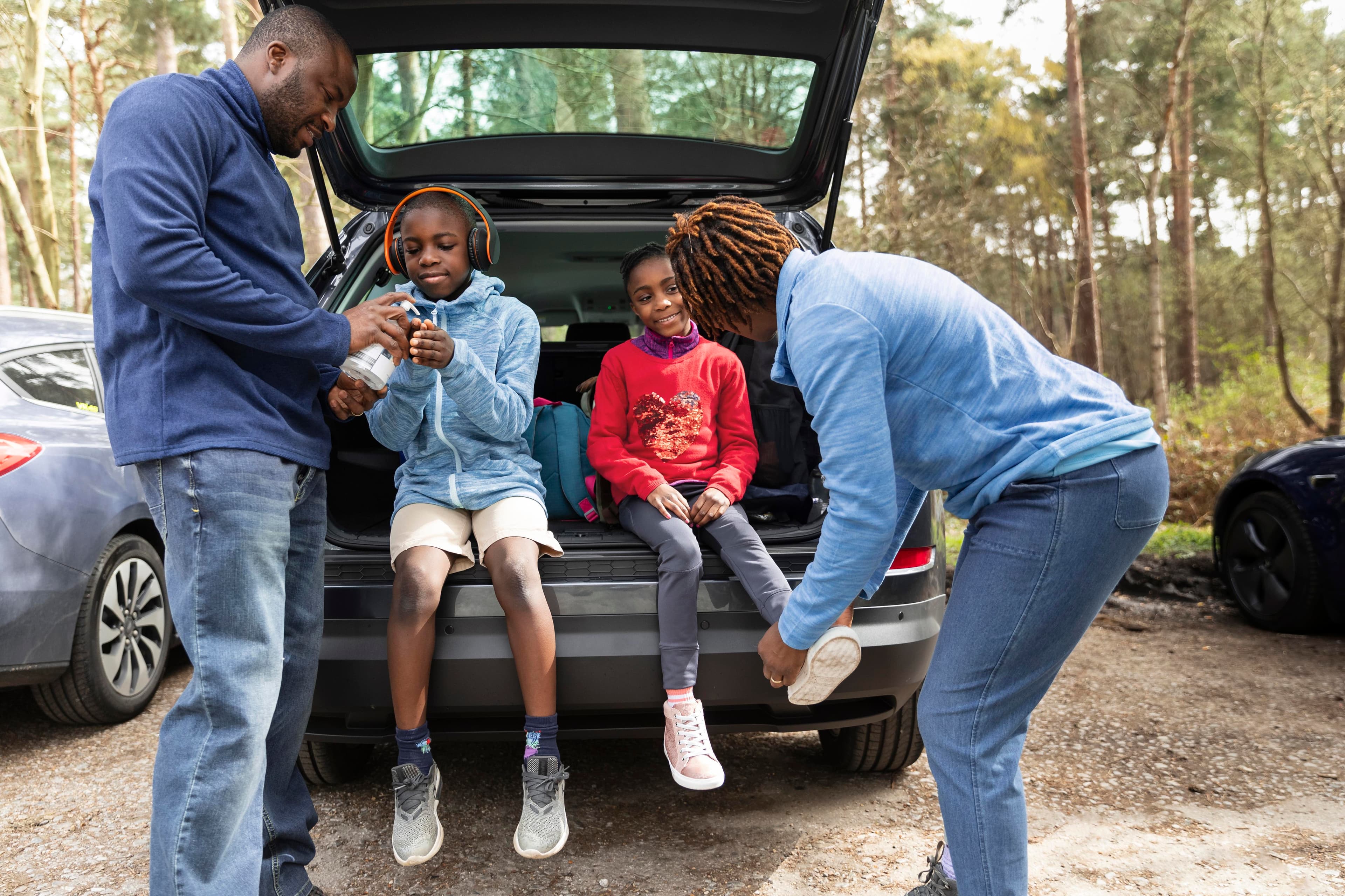A family protected by Vike Insurance